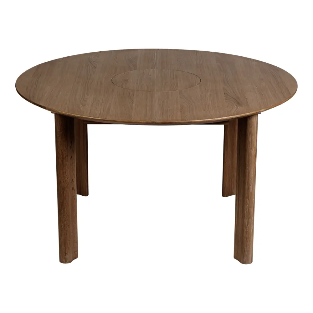 Comfort Circle Matbord med förlängning Dark Oak