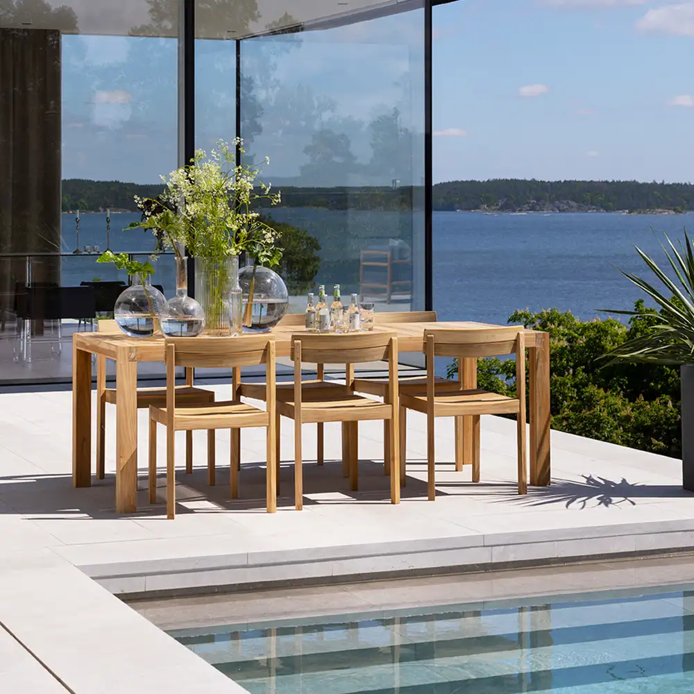 Laknäs Matbord 90x210 cm teak