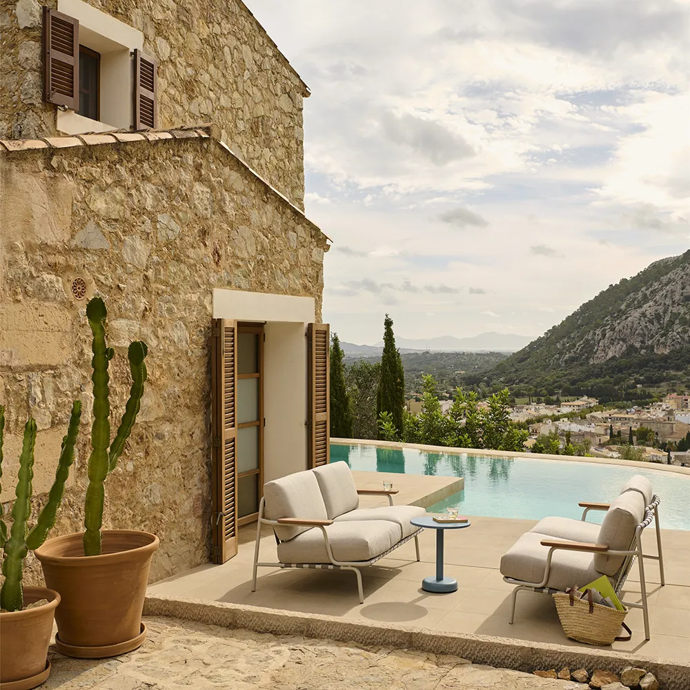 Settle 2-sits soffa Laze 1/Grey 