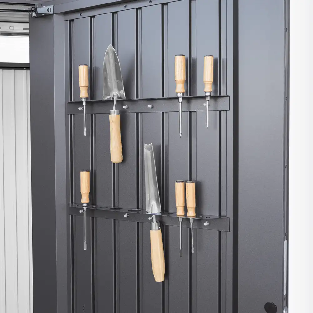Redskapshallåre til trädgårdsskjul, redskapsskåp, 4 stk.