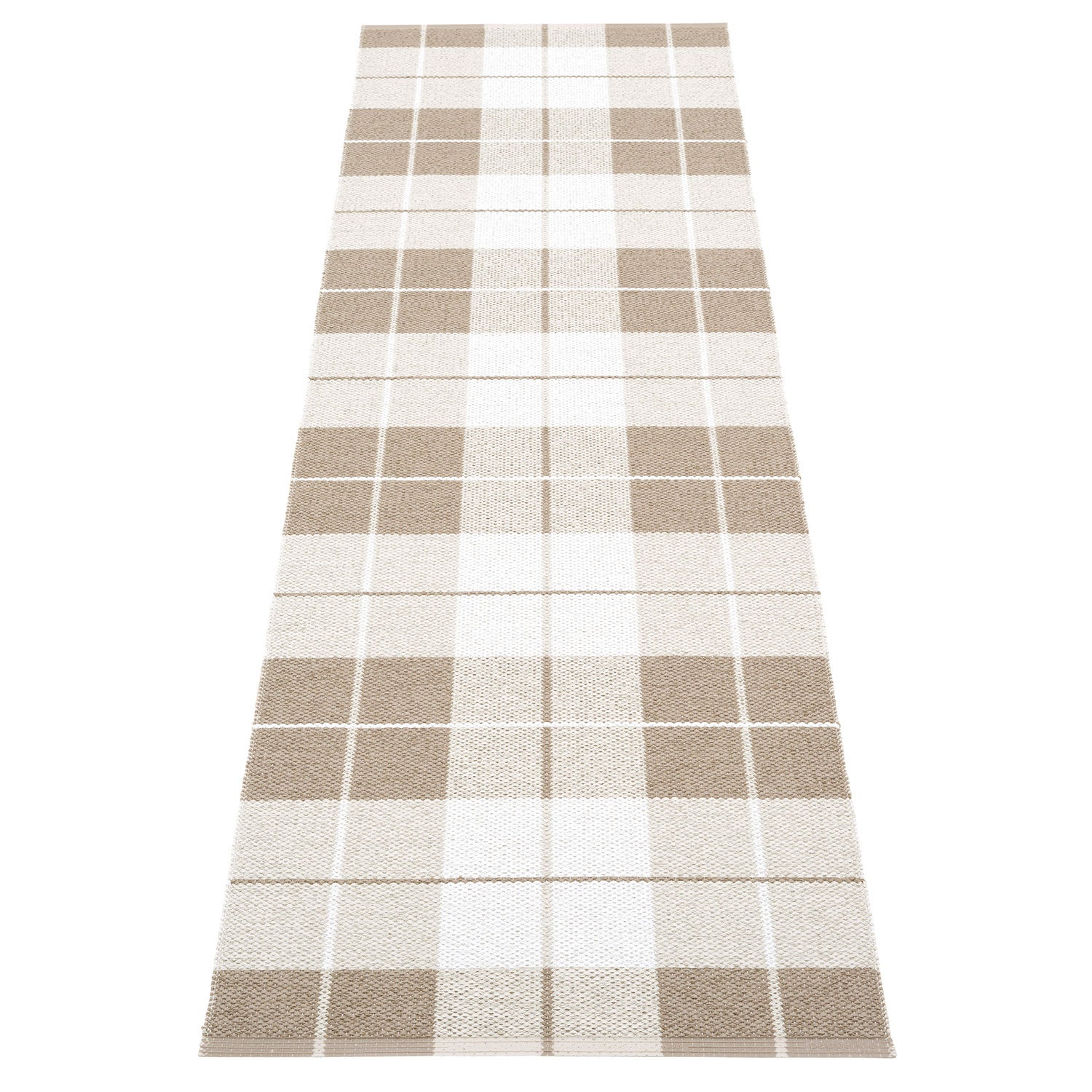 Pappelina, Ed matta 70x240 cm dark linen / fossil / white