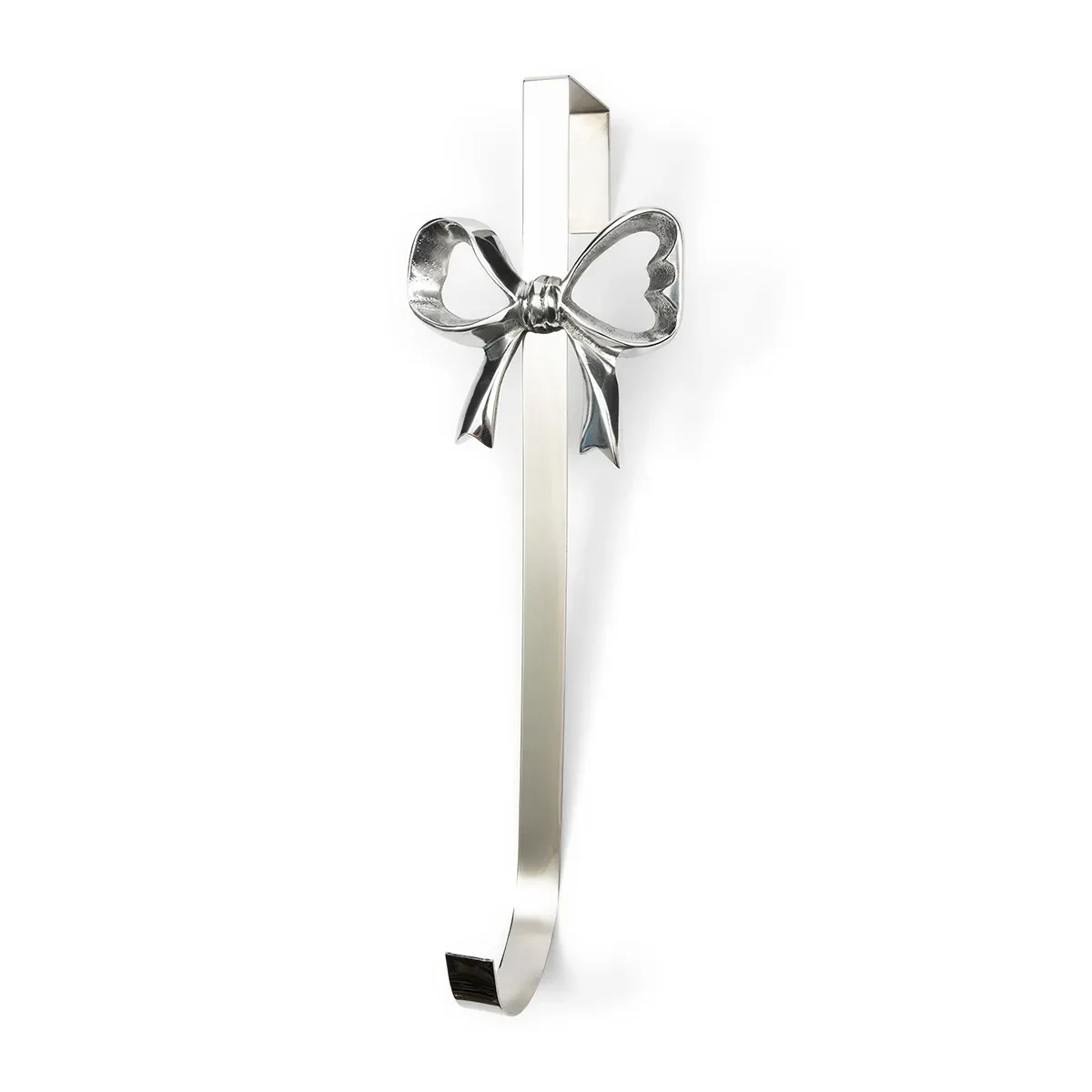 Kranshängare för dörr Silver H 35 cm