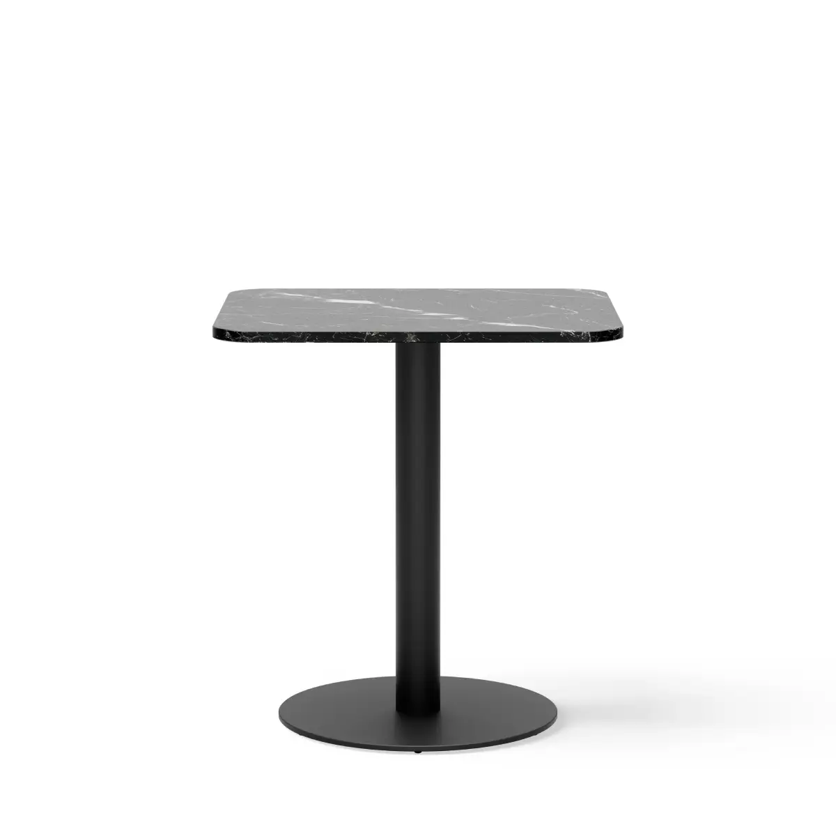 New Works, Florence Pelarbord 60x70 Svart Marquina Marmor