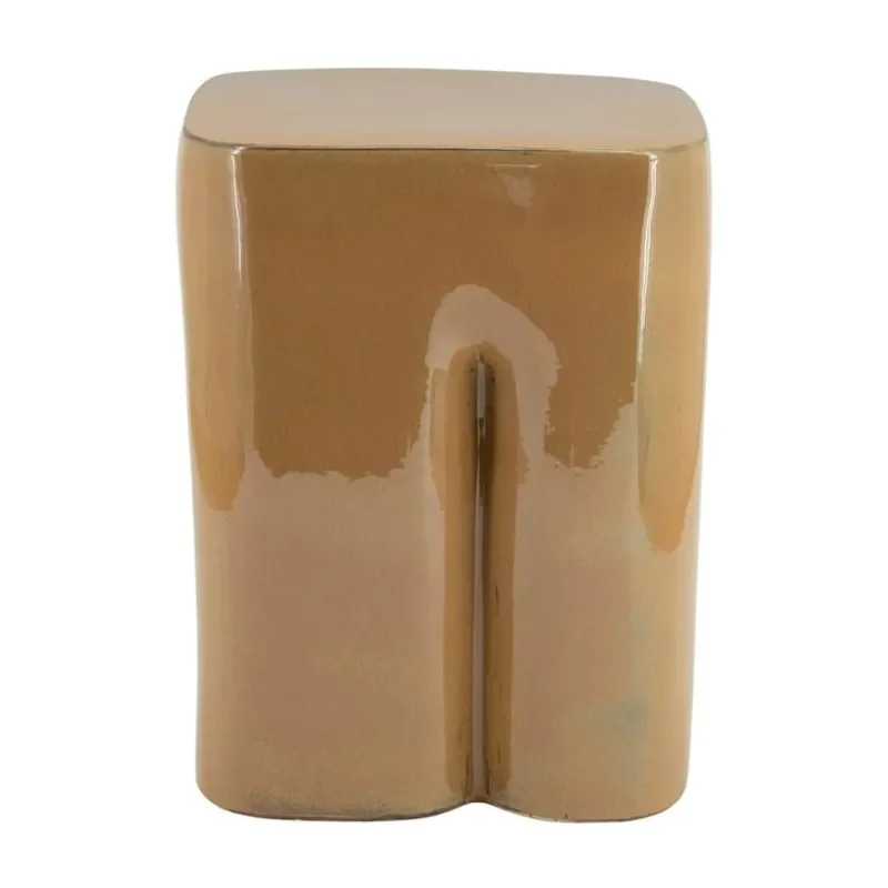 Miga glaze 33x33x42,5 cm Lergods Brun