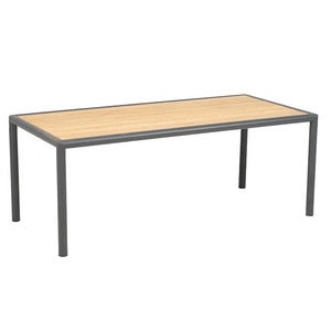 Gordon soffbord 65x140 cm Antracit / Teak