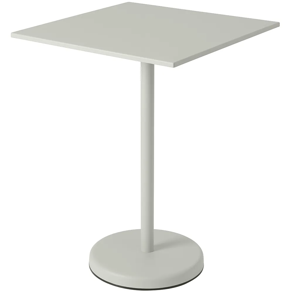 muuto, linear steel barbord 70x70 h: 95 cm grey