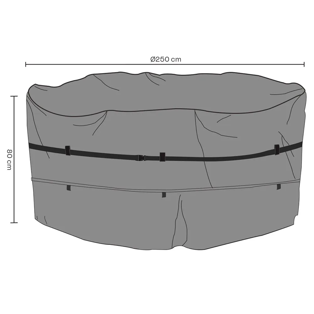 Möbelskydd Matgrupp Runt 250x80 cm Premium
