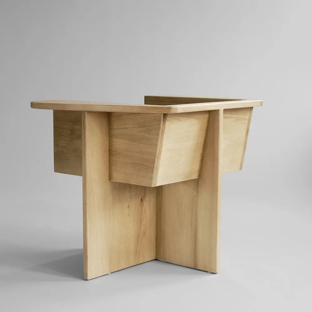 Brutus Loungefåtölj- Natural Oak