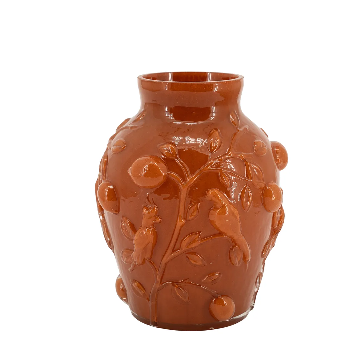 By-Boo, Munblåst vas Aru H22 cm Caramel