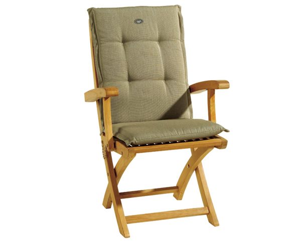 Canyon teakstolsdyna Låg Blåstruktur