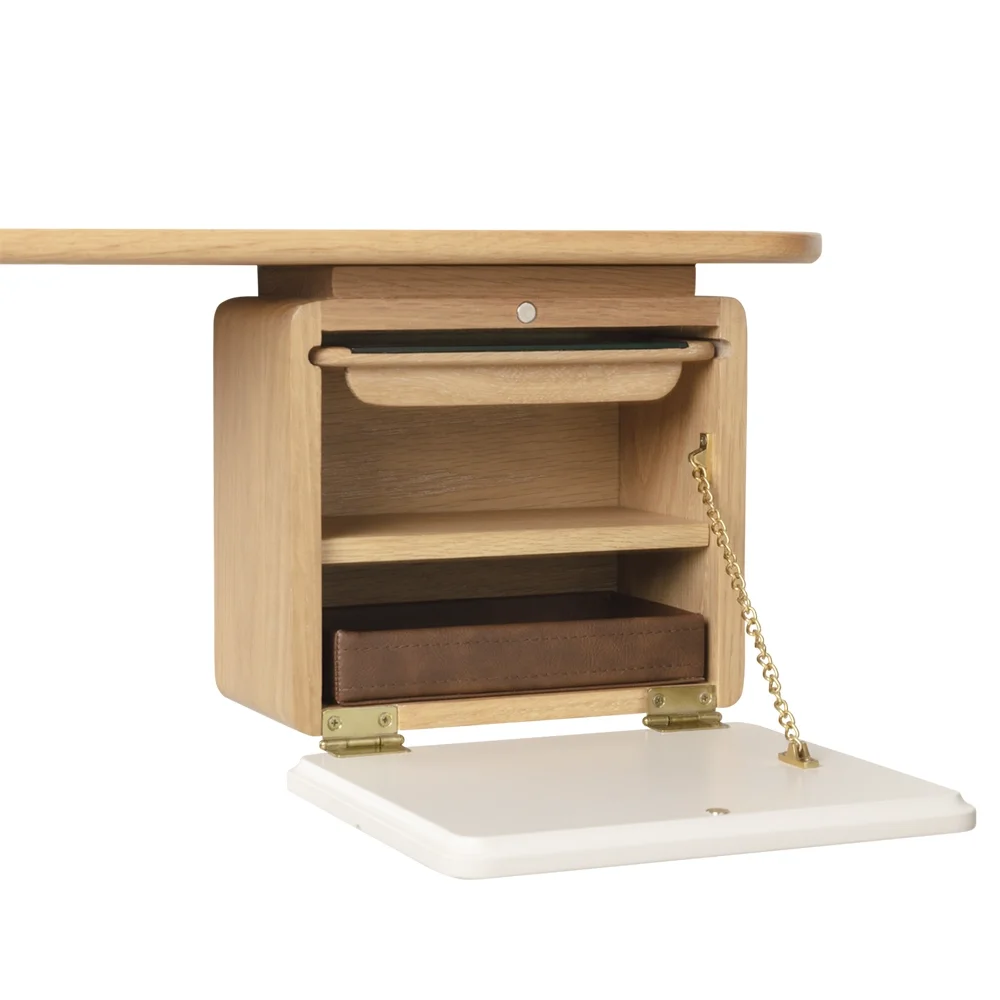 One More Look Spegel Ek/Pearl White