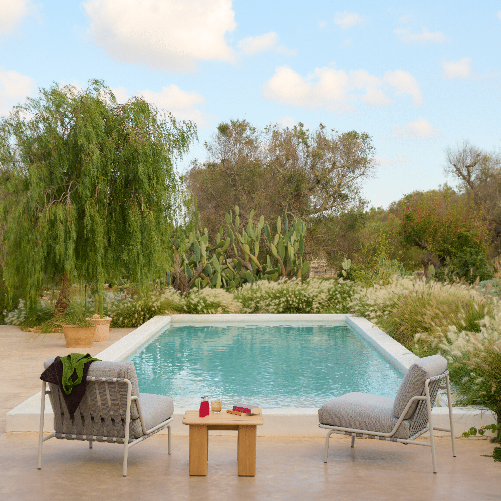 Loungefåtölj Settle Ribbed Weave 2/Dark Green