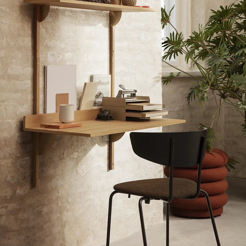 Alternativ bild 1 för Ferm Living - Sector Desk - Skrivbord - Oak - W87 x H66,5 x D45,1 cm