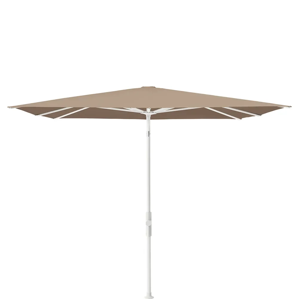 Glatz, Twist parasoll 240x240 cm matt white Kat.5 650 Camel