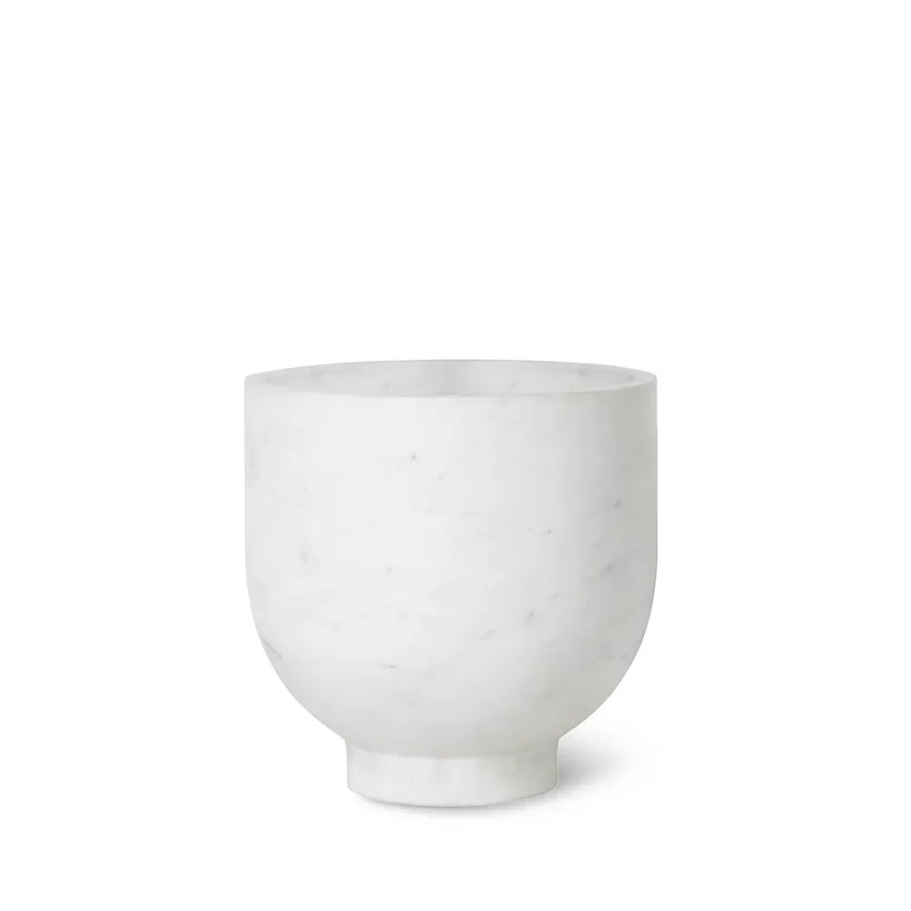 Alternativ bild 0 för Ferm Living - Alza Champagne Cooler - Skål - White Marble - Ø23 x H23 cm