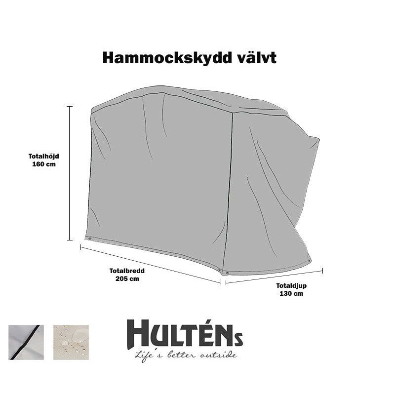 Möbelskydd hammock 130×205 cm grå Brafab