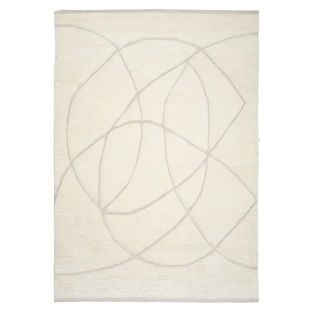 Linie Design, Lineal Sweep White 140x200 matta