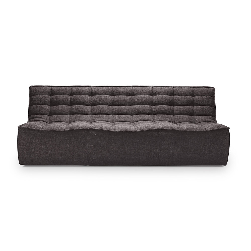 Ethnicraft N701 3-sits soffa Dark Grey