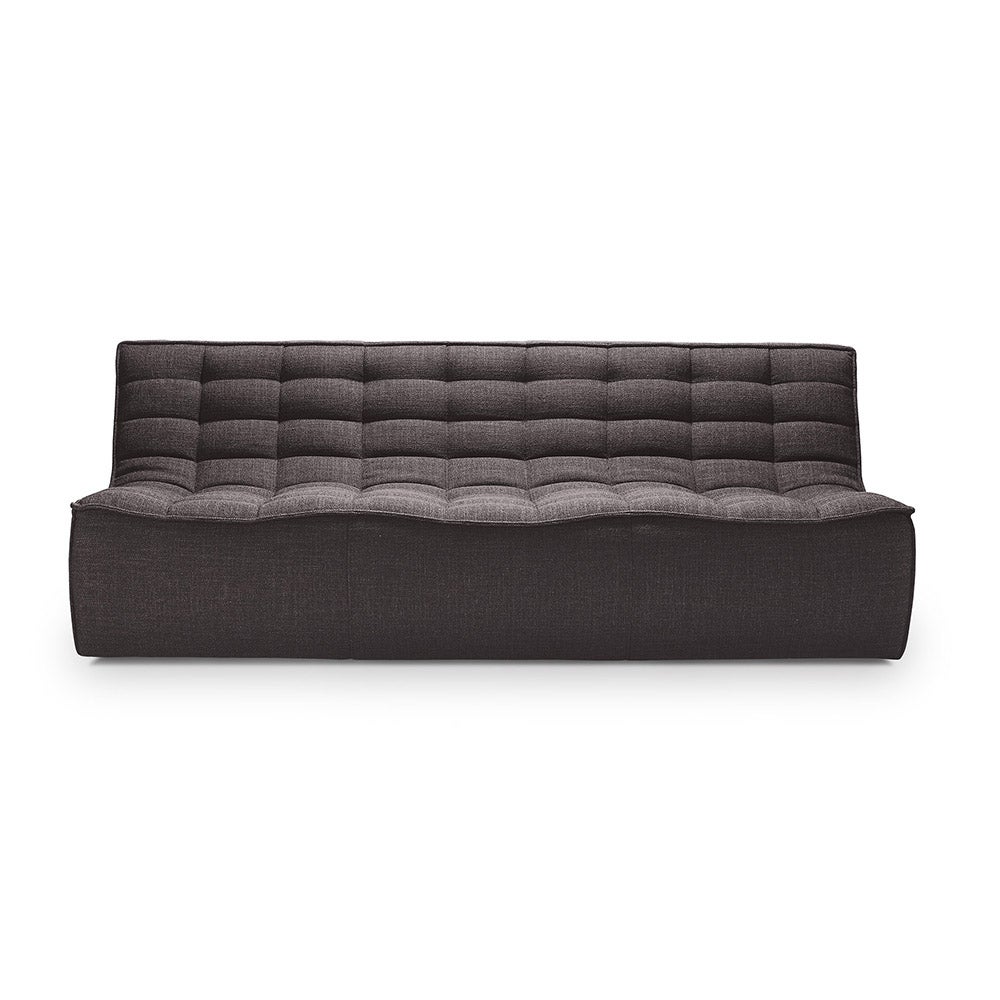 Ethnicraft, N701 3-sits soffa Dark Grey