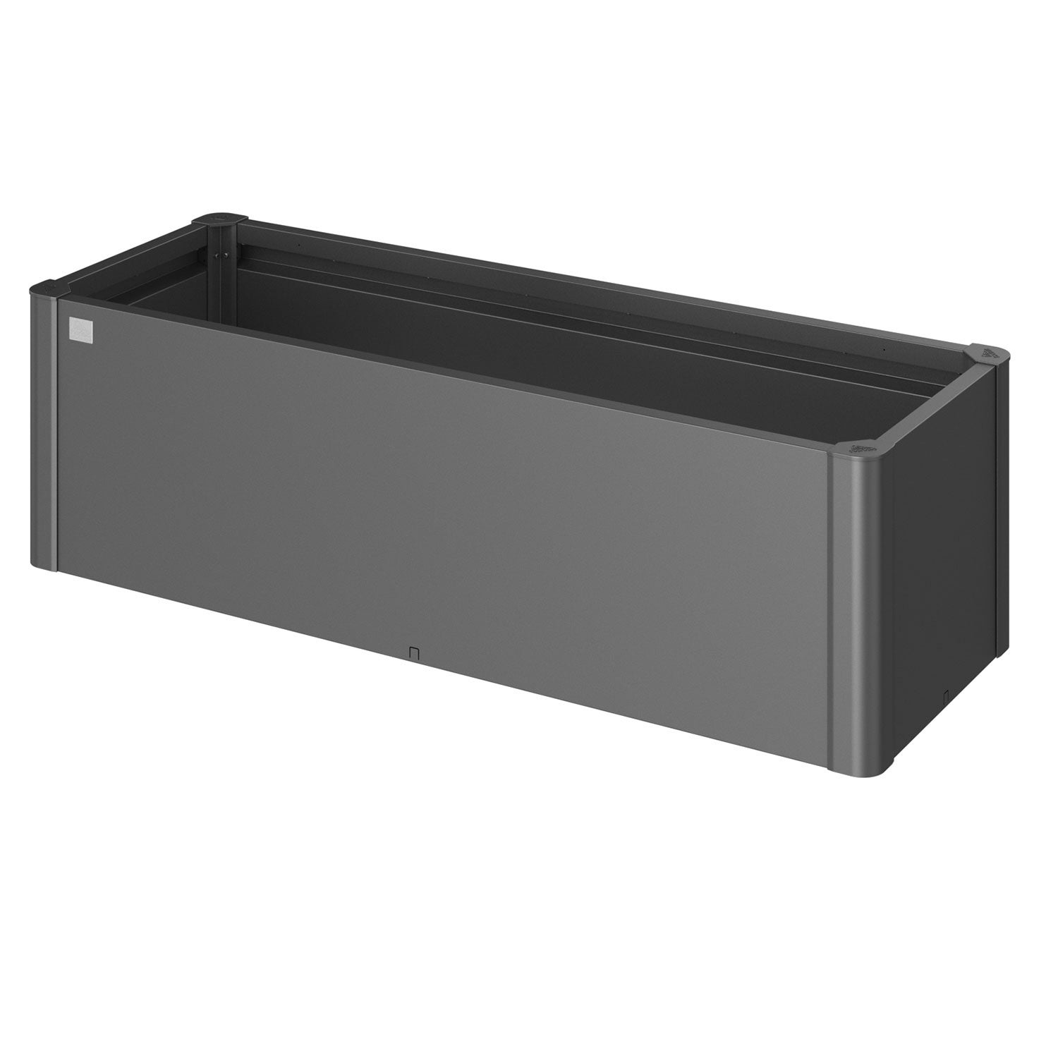 Belvedere planteringsbädd mini storlek 150 metallic mörkgrå