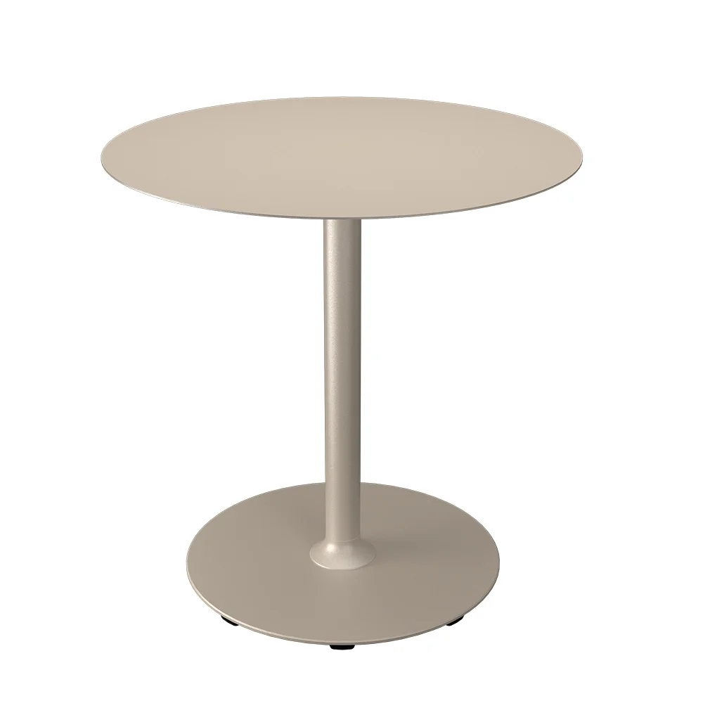 houe, pico cafébord ø74 cm, rund bas beige