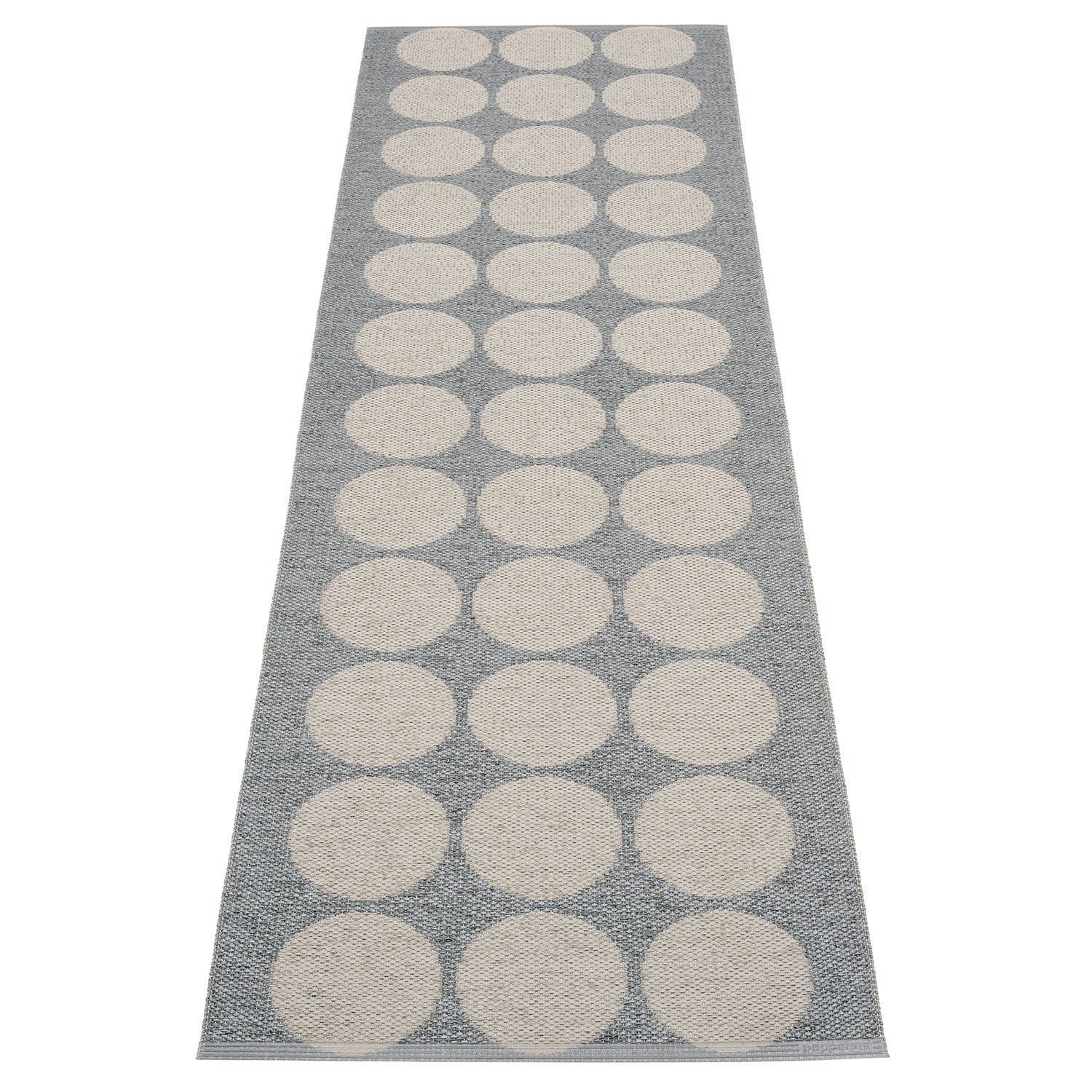 Pappelina, Hugo matta 70x240 cm granitmetallic / warm grey