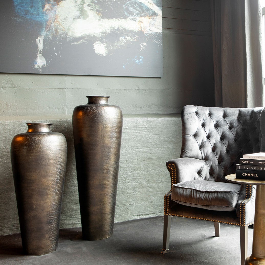 Florence Urna Stor Antique Bronze