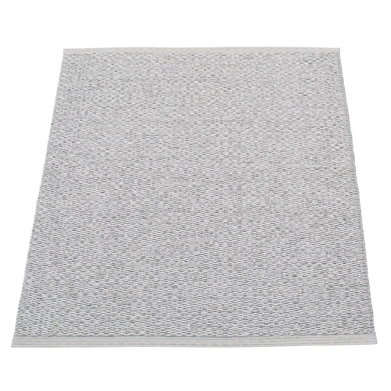 pappelina, svea matta 70x90 cm grey metallic / light grey