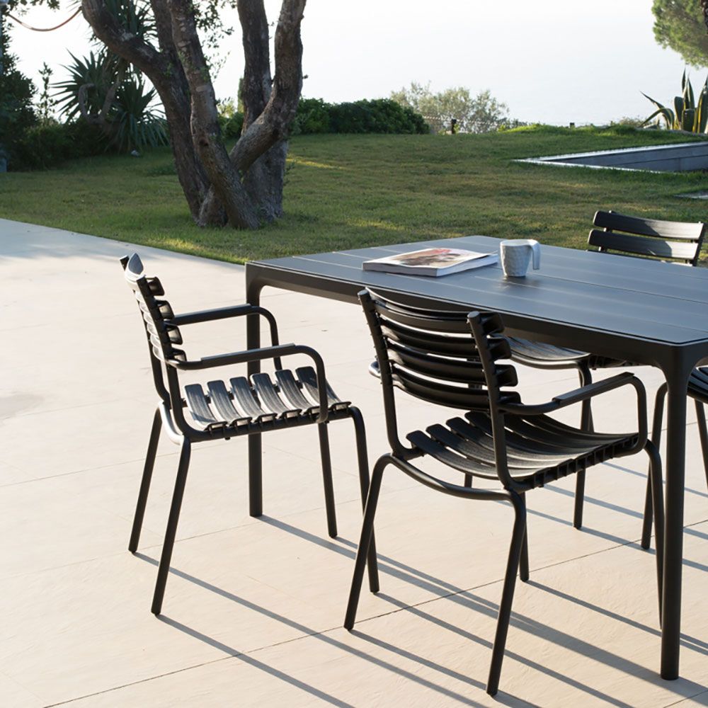 Clips karmstol svart/bamboo 