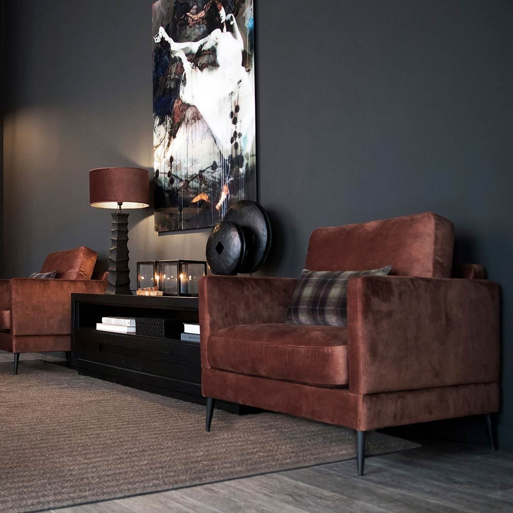 Andorra Fåtölj Velvet Hazel