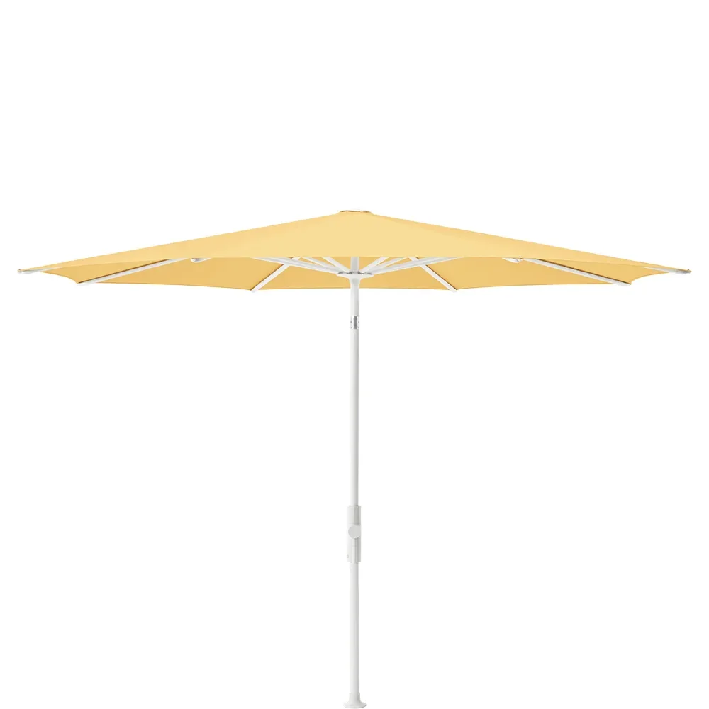 Glatz, Twist 330 cm parasoll matt white Kat.4 438 Straw