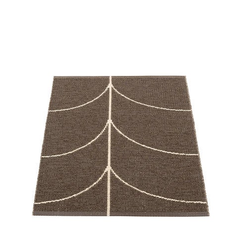 Vävd Matta Leif Dark Brown 70x90 cm