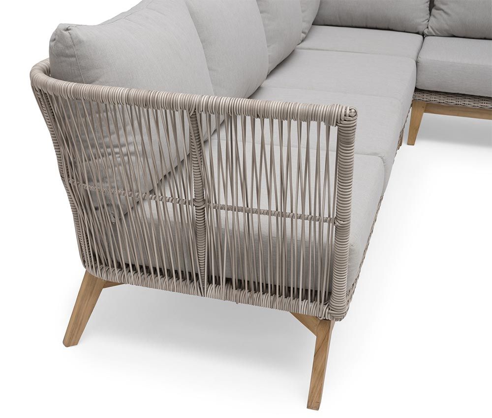 Himmelsnäs Hörnsoffa Teak/Beige