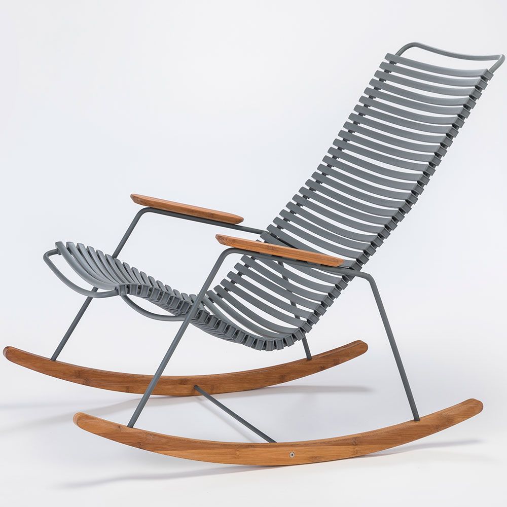 houe, click gungstol mörkgrå