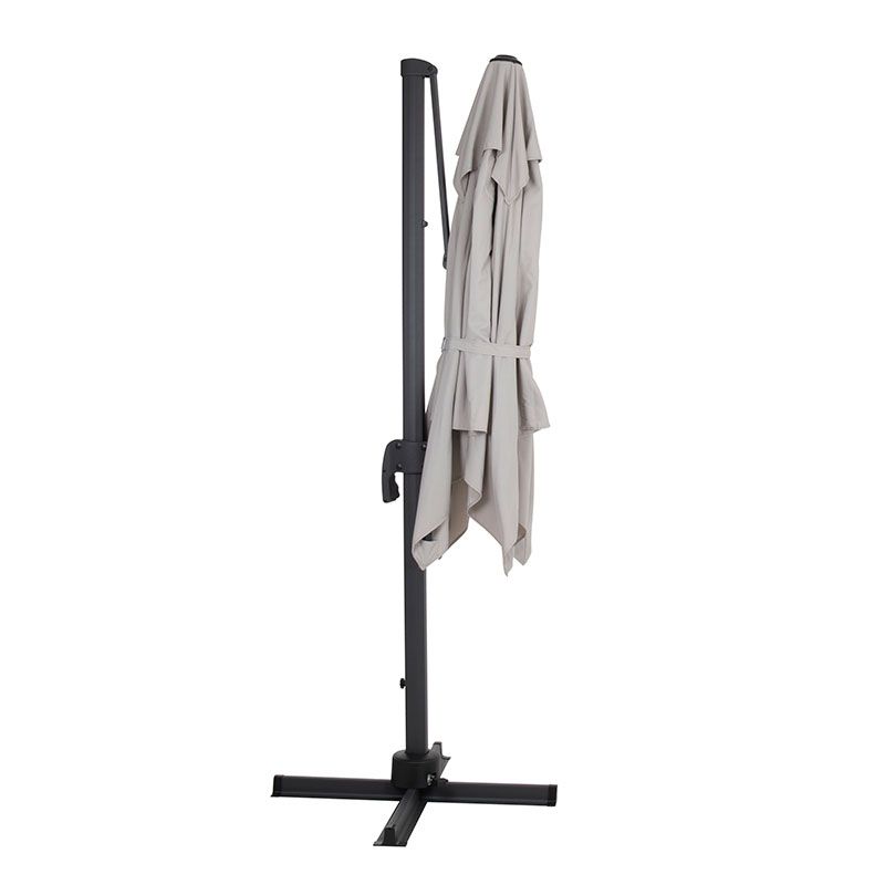 Linz frihängande parasoll 300 cm Grå/Khaki