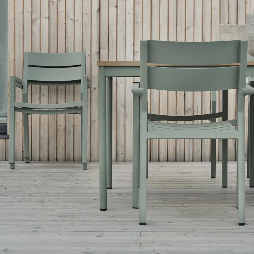 Delia karmstol dusty green 