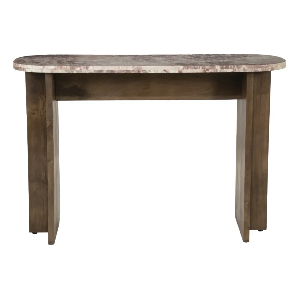 Console table Haussmann 120x45x80 cm Mangoträ & Marmor Rosa