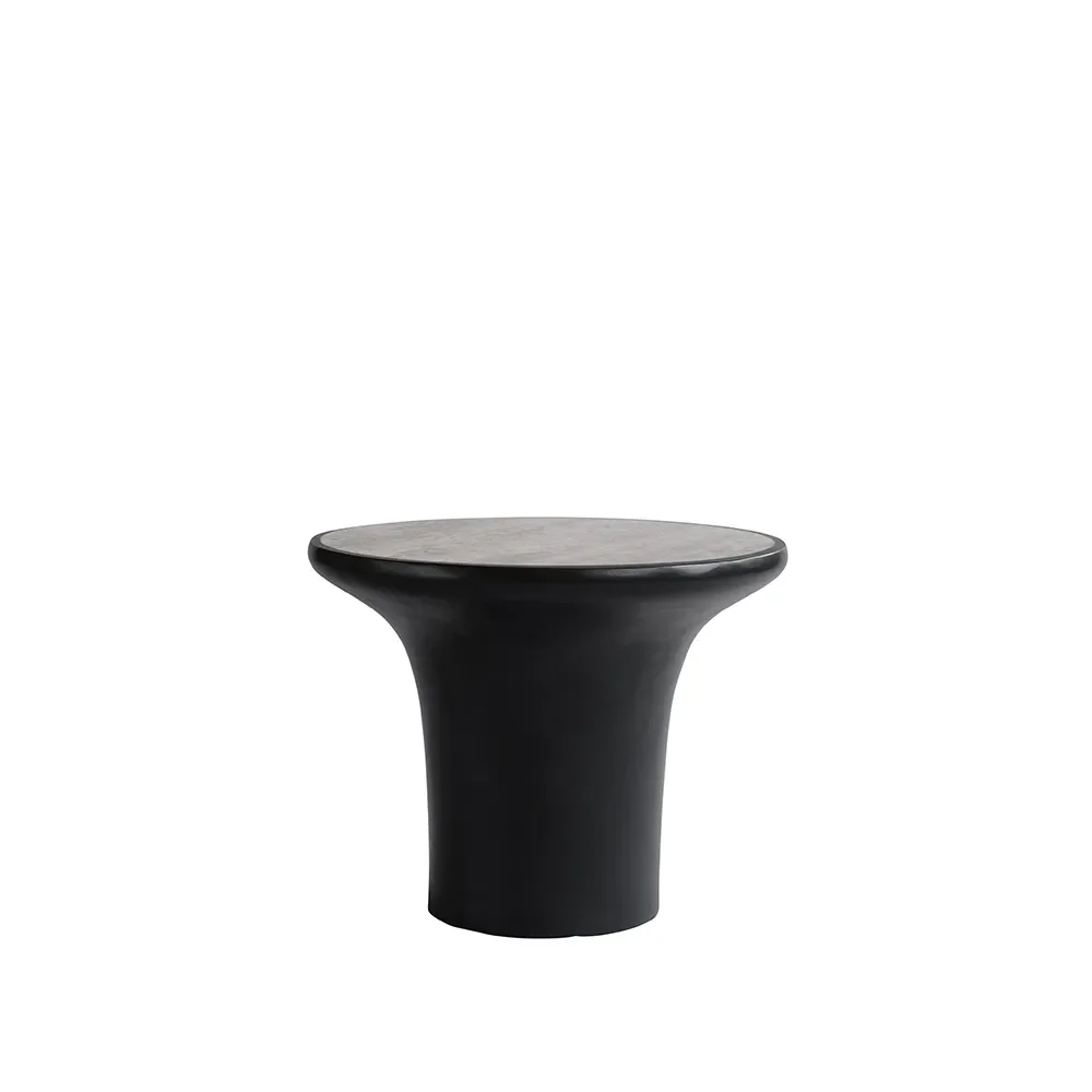 101 Copenhagen, Trumpet Soffbord l&aring;gt- Silver Travertine