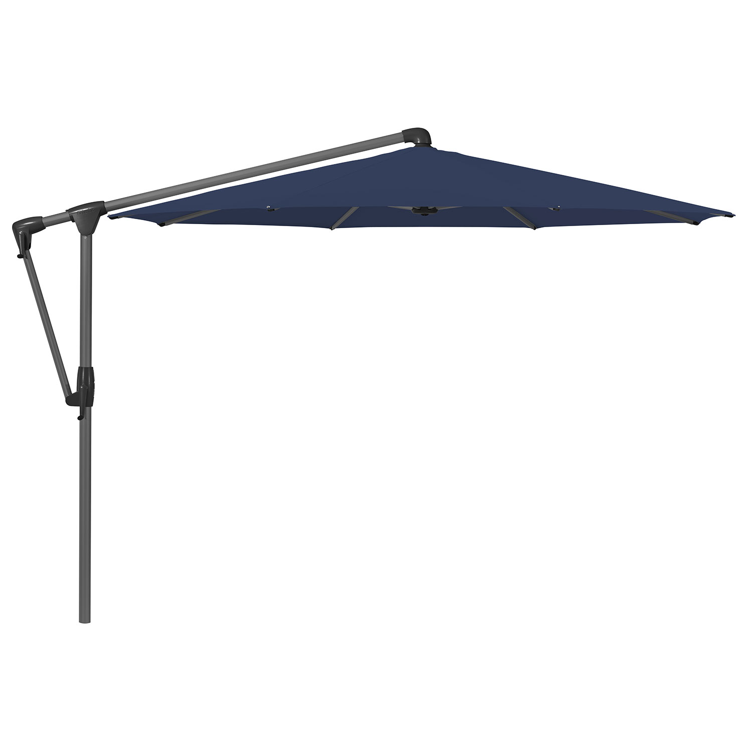 Sunwing Casa frihängande parasoll 330 cm kat.5 antracite alu / 530 atlantic