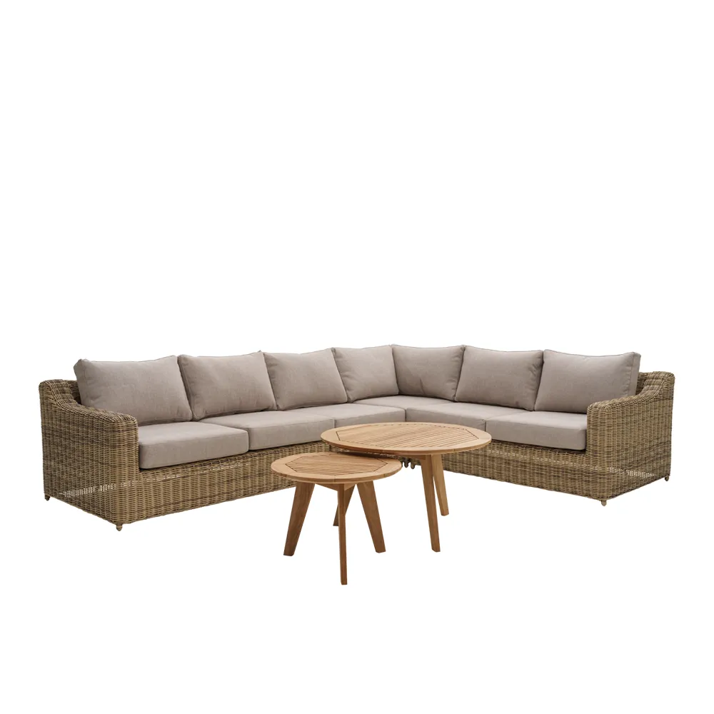 Glendon avslutsdelar 2-pack  Rustic / 220 Beige