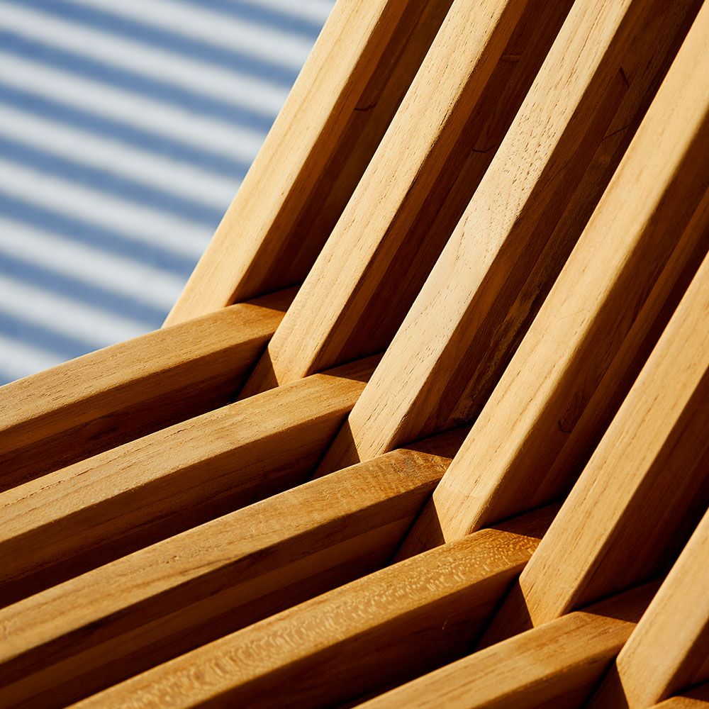 Nozib Sun Lounger Teak 