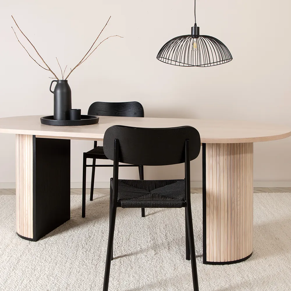 Bianca Matbord 90x200 cm Vitputsad