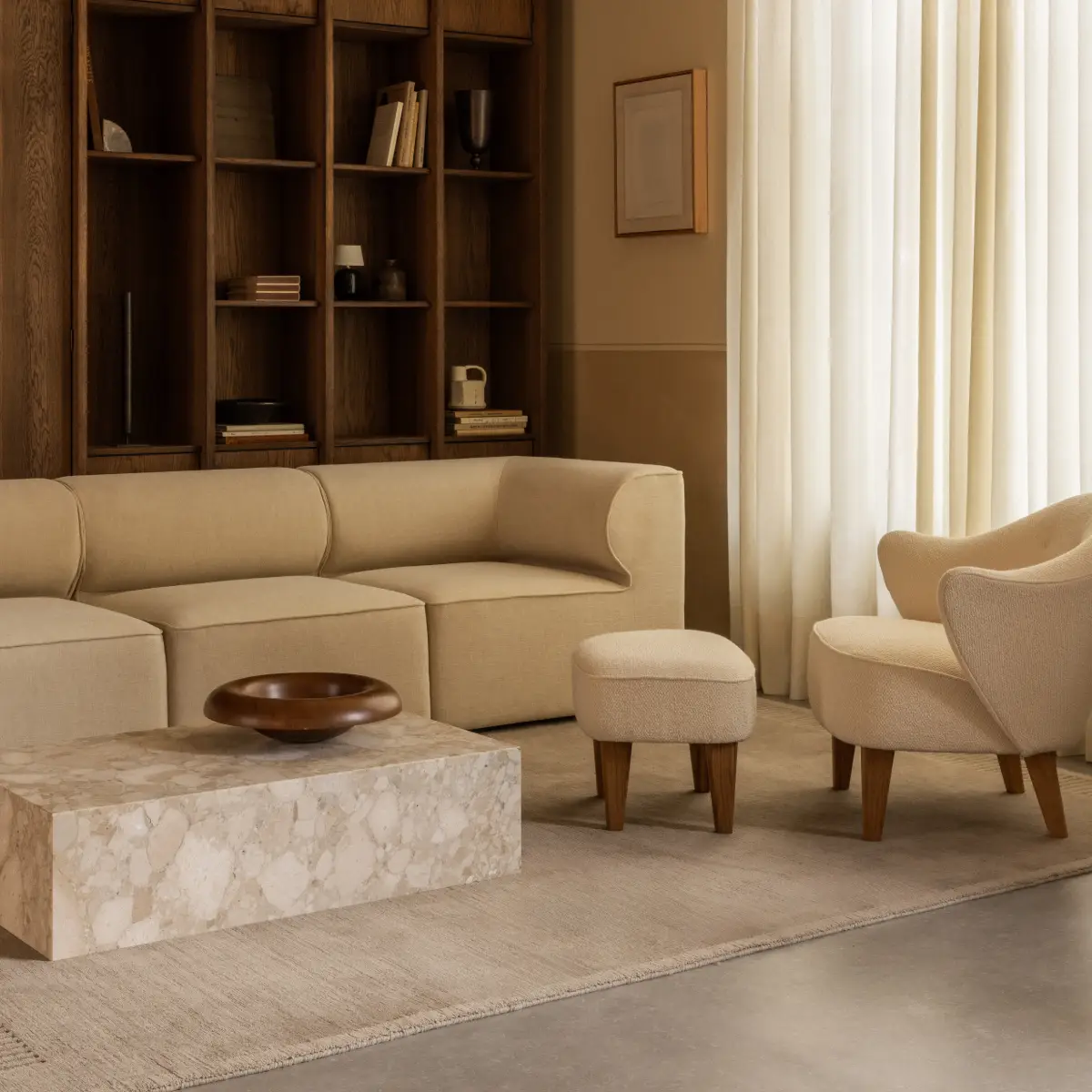 Duomo Matta 200 x 300 cm - Limestone, Beige