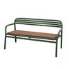 Bliss soffa, stapelbar Dark green, aluminium