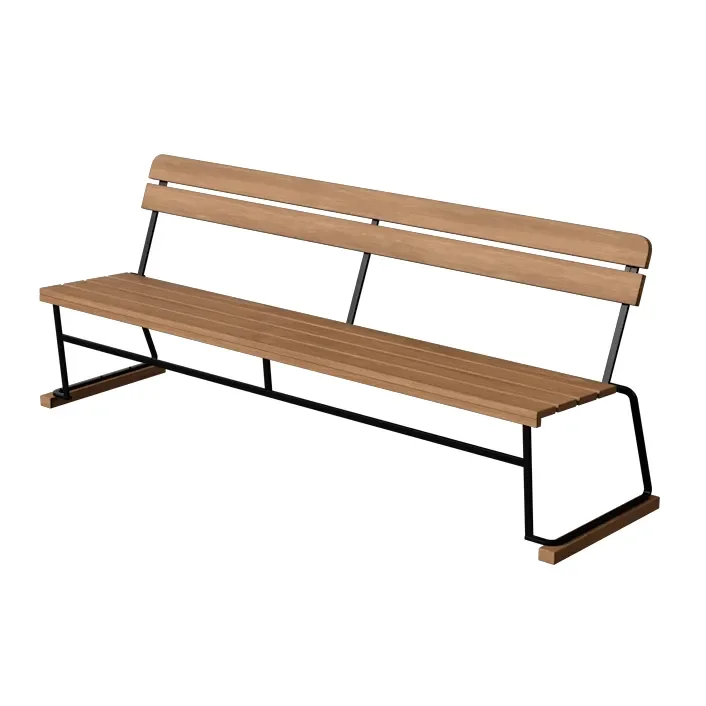 Soffa 5 teak / svart