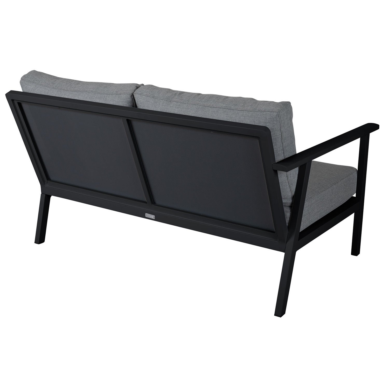 Samvaro höger+vänster avslut 2-sits antracit 