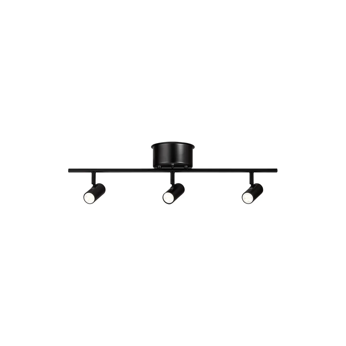 Cato spotlightskena 3 metall mattsvart
