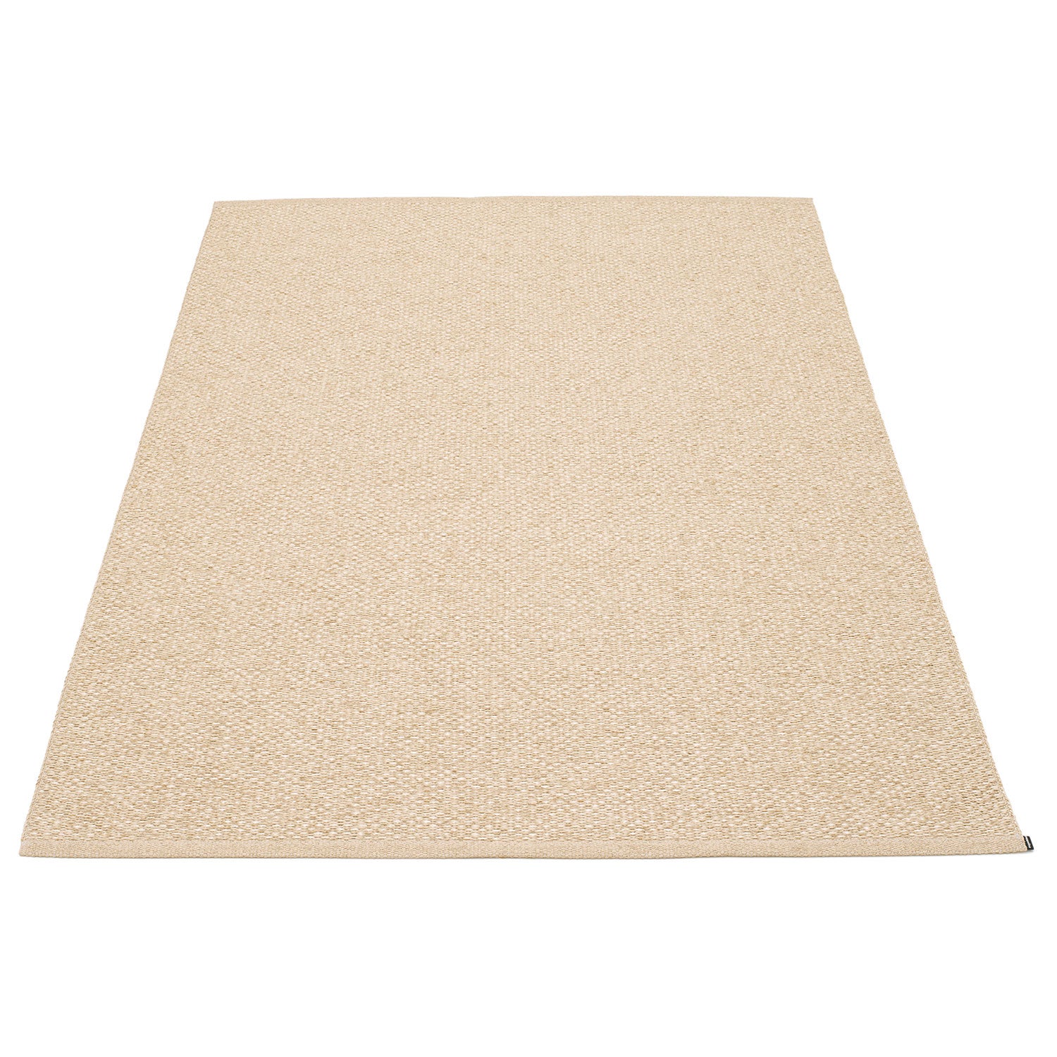 pappelina, svea matta 180x260 cm beige / champagne metallic