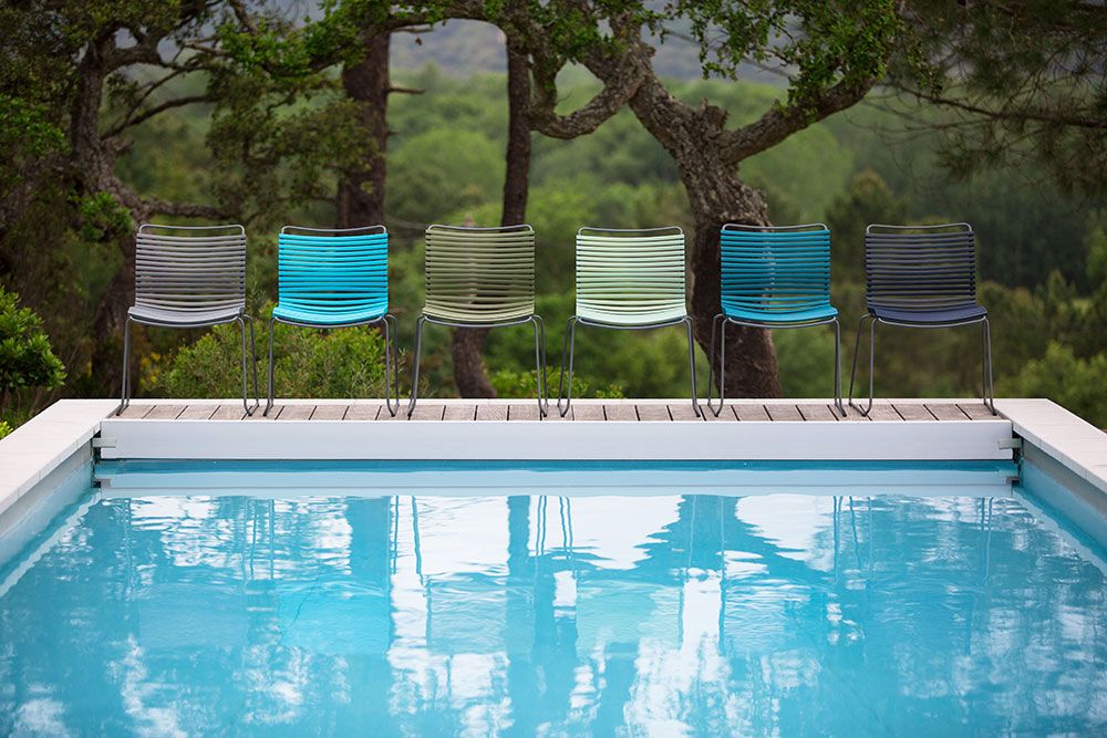 Click karmstol svart aluminium 