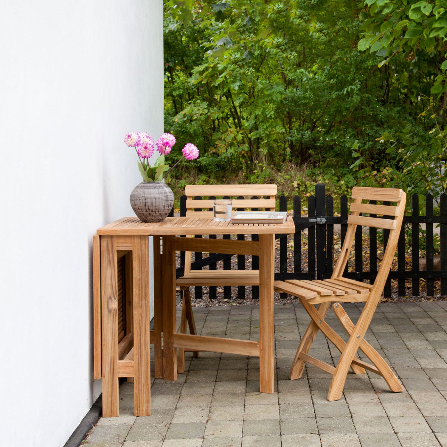 Butterfly balkongbord 65x130 cm teak 